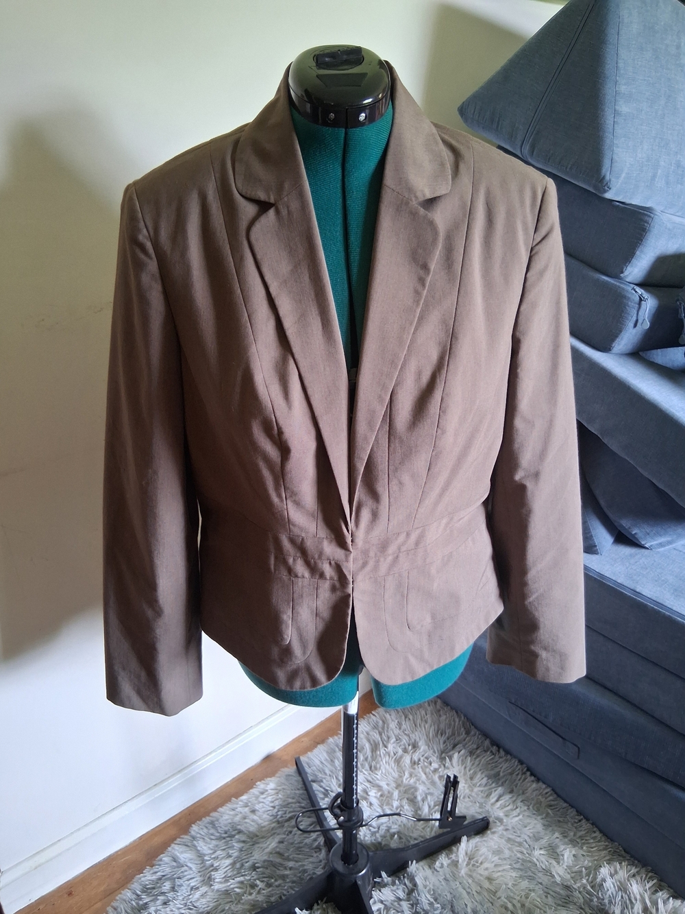 Nine & Co. Sz 16 Classic Brown Women's Blazer
